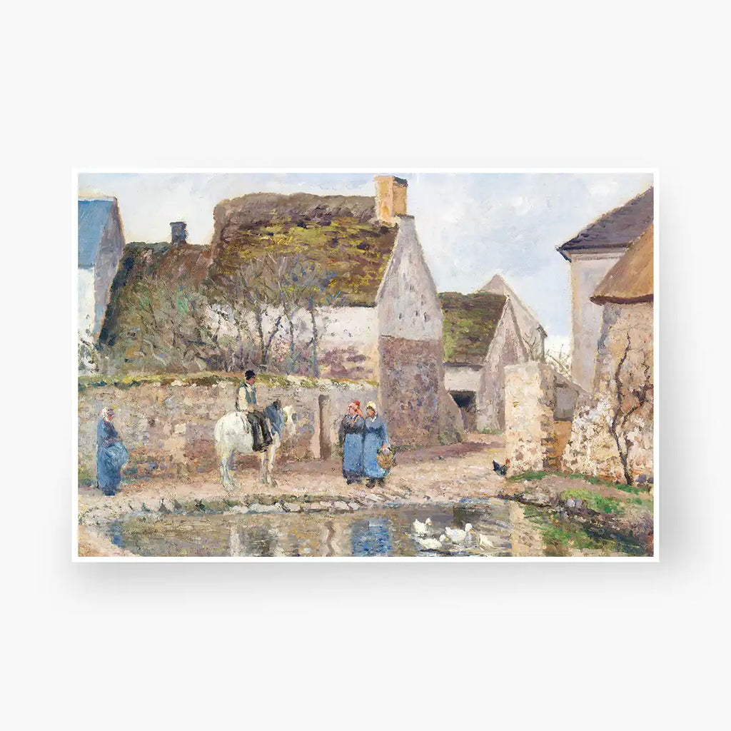 A Pond in Ennery printable by Camille Pissarro - Printable.app
