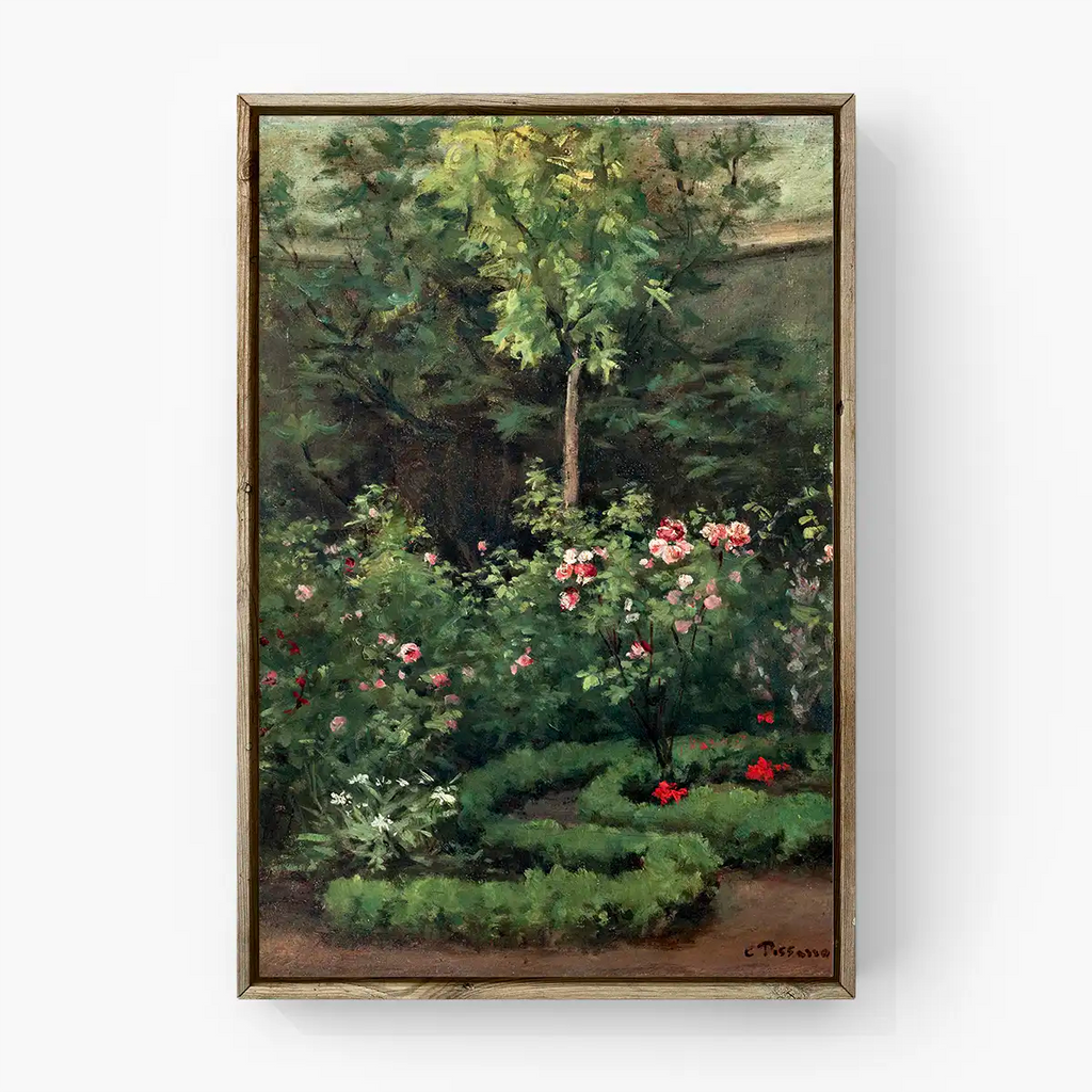 A Rose Garden printable by Camille Pissarro - Printable.app
