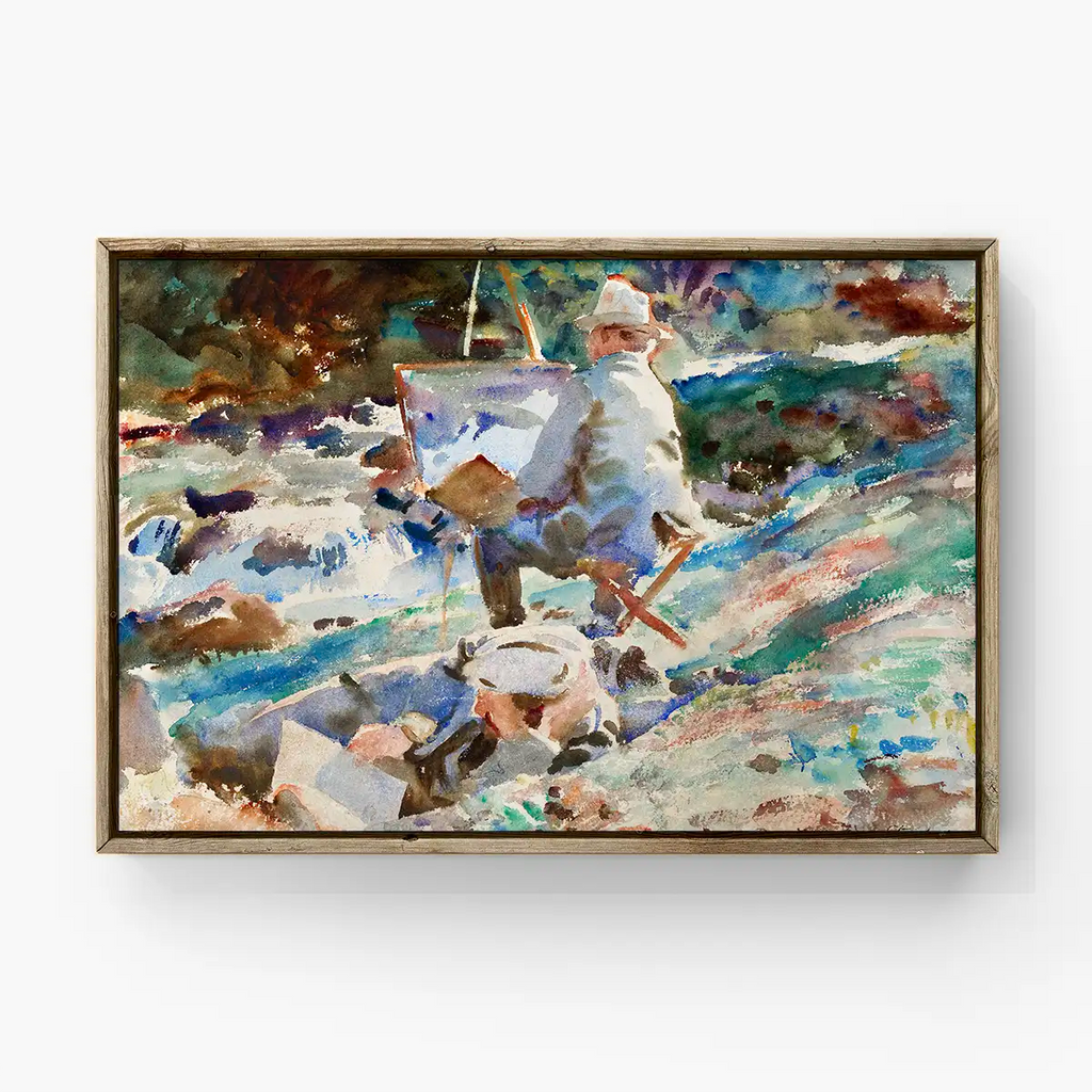 An Artist at His Easel printable by John Singer Sargent - Printable.app