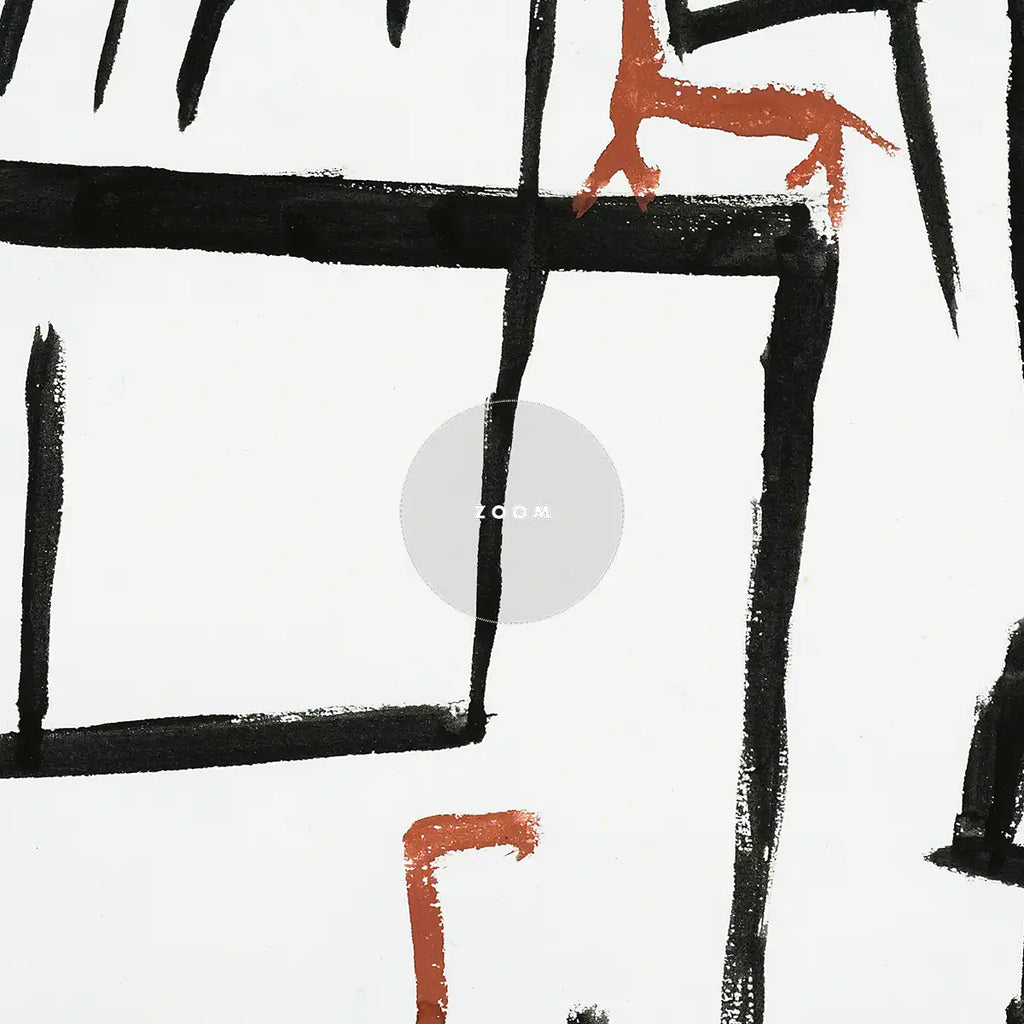 Animals in an Enclosure printable by Paul Klee - Printable.app