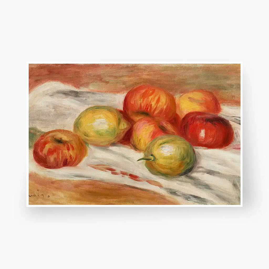 Apples, Orange, and Lemon printable by Pierre-Auguste Renoir - Printable.app