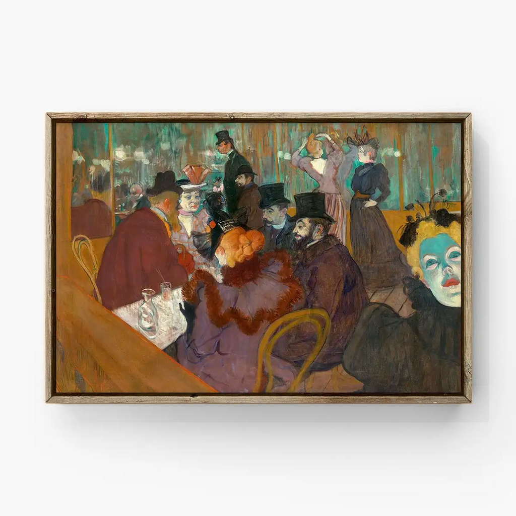 At the Moulin Rouge printable by Henri de Toulouse–Lautrec - Printable.app