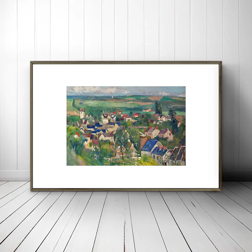 Auvers, Panoramic View printable by Paul Cézanne - Printable.app