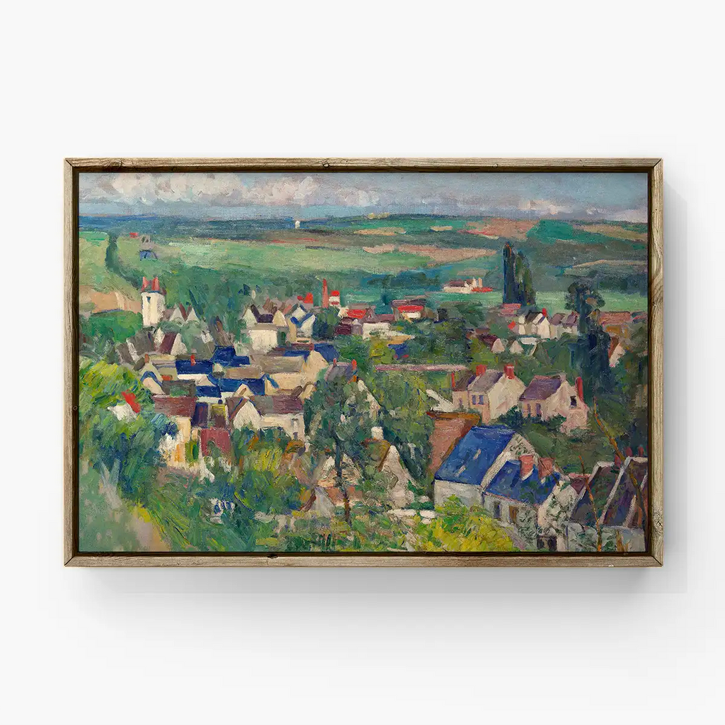 Auvers, Panoramic View printable by Paul Cézanne - Printable.app