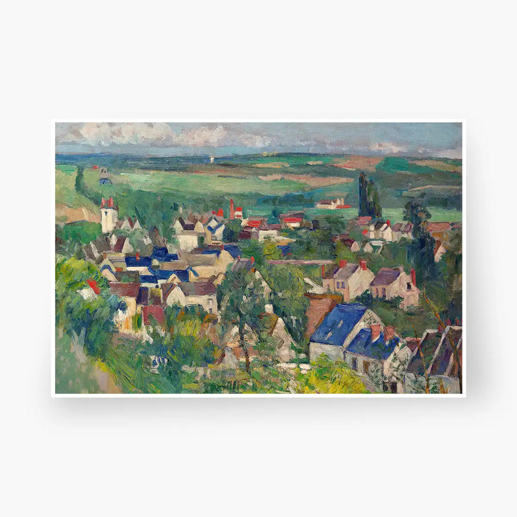 Auvers, Panoramic View printable by Paul Cézanne - Printable.app