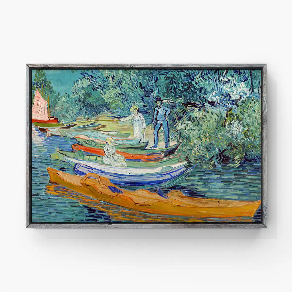 Bank of the Oise at Auvers printable by Vincent van Gogh - Printable.app