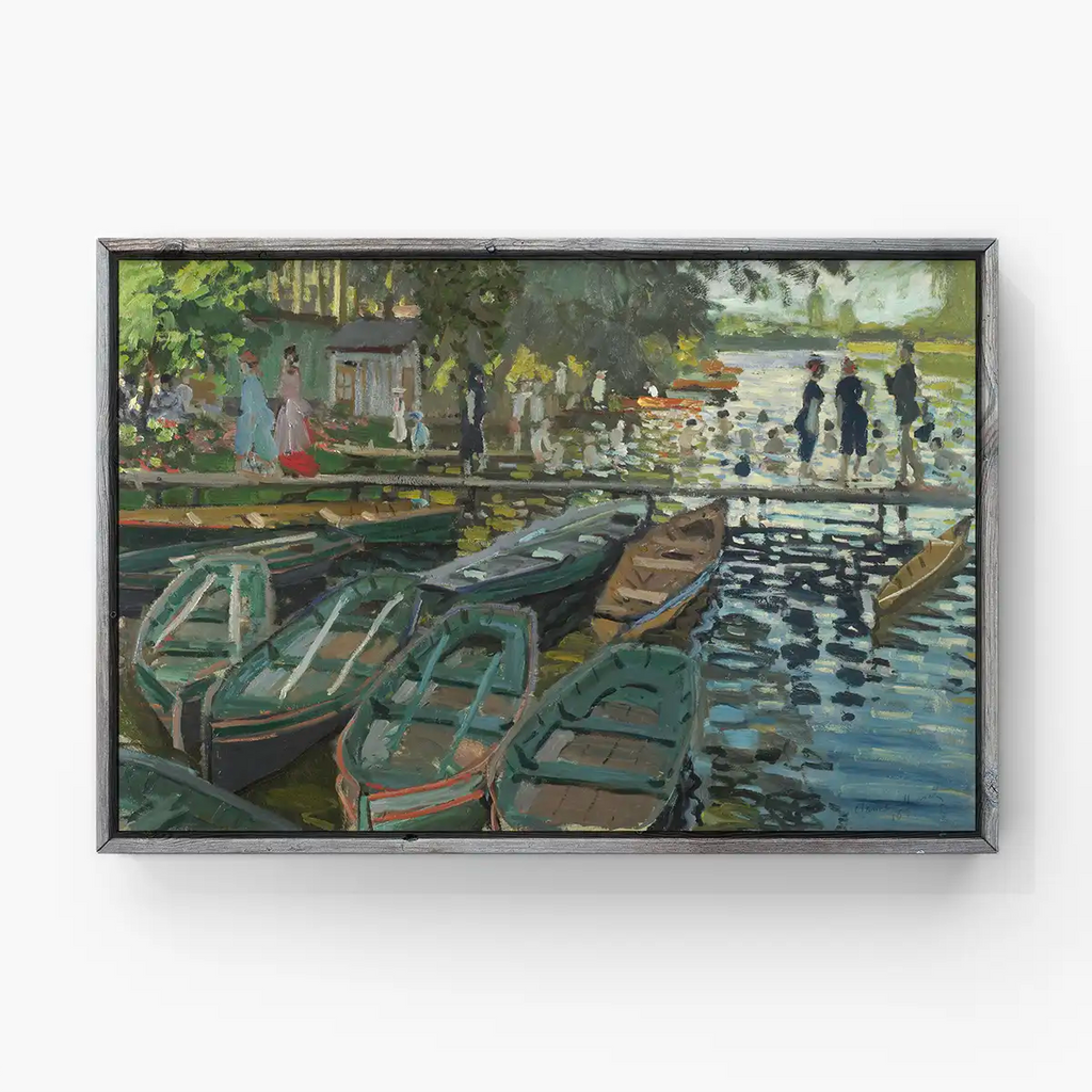 Bathers at La Grenouillère printable by Claude Monet - Printable.app