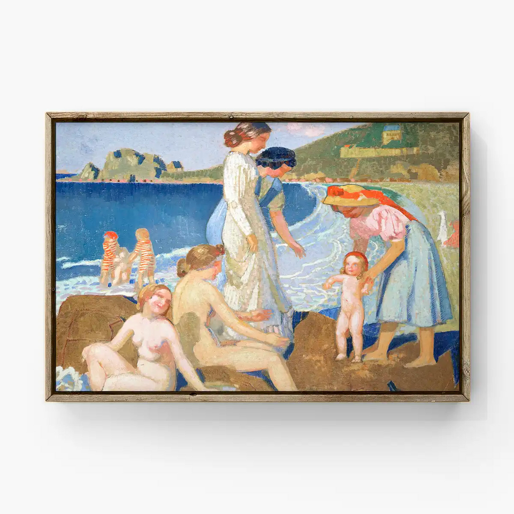 Bathers in Perros Guirec printable by Maurice Denis - Printable.app
