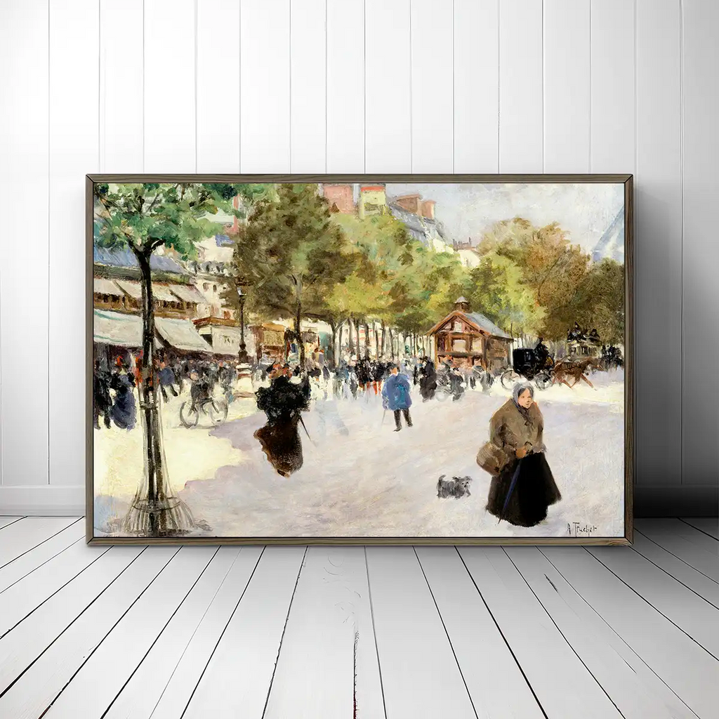 Boulevard de Clichy printable by Louis Abel-Truchet - Printable.app