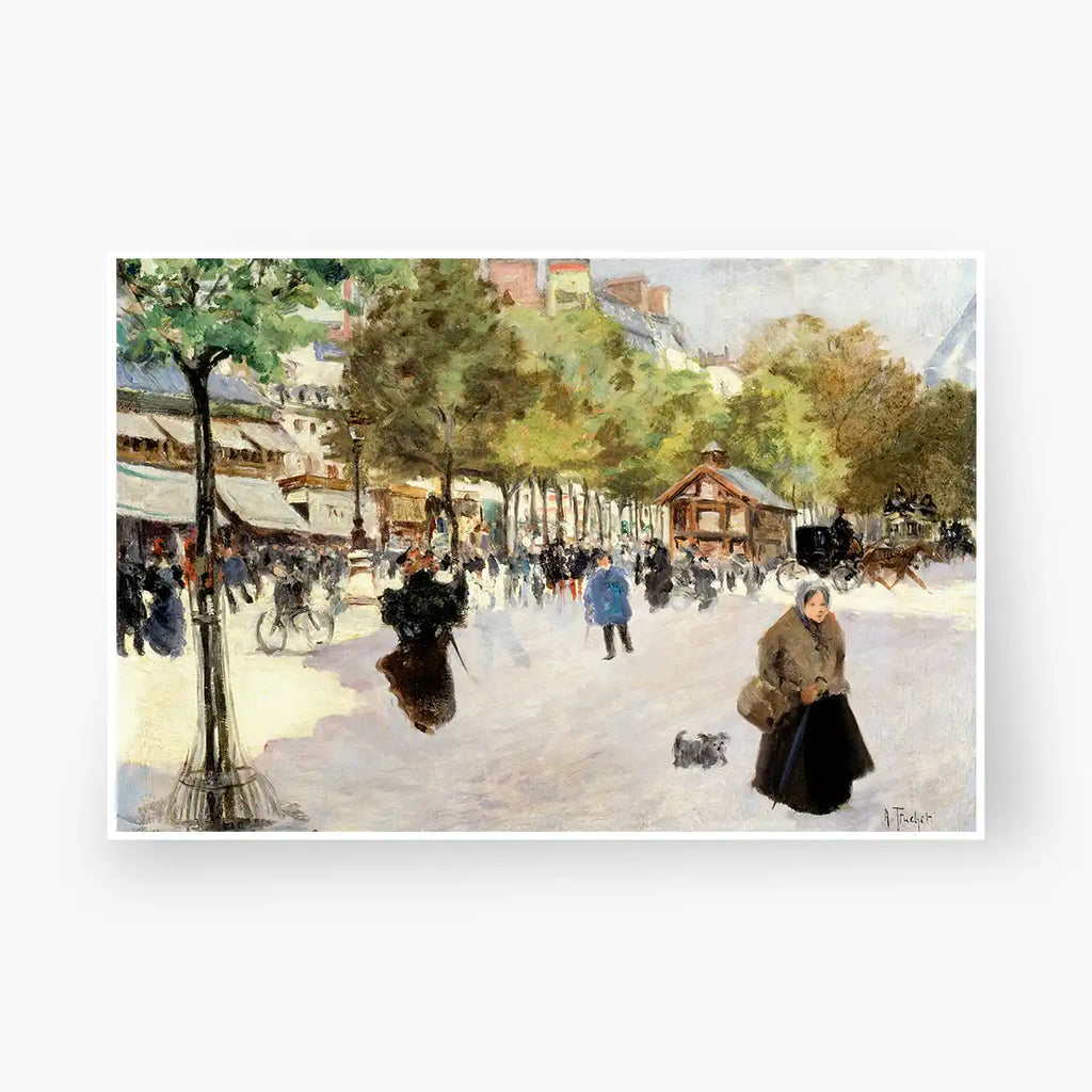 Boulevard de Clichy printable by Louis Abel-Truchet - Printable.app