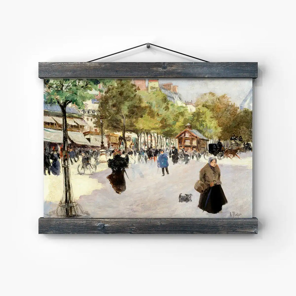 Boulevard de Clichy printable by Louis Abel-Truchet - Printable.app