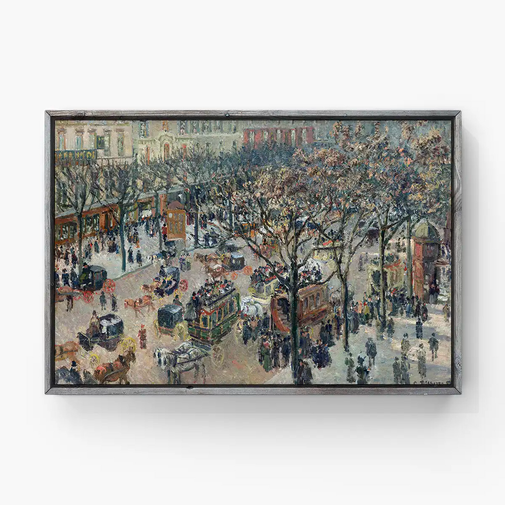 Boulevard of the Italians, Morning, Sunlight printable by Camille Pissarro - Printable.app
