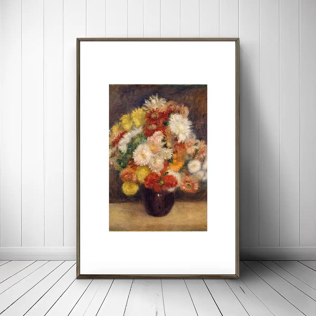 Bouquet of Chrysanthemums printable by Auguste Renoir - Printable.app