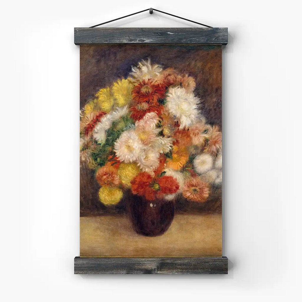 Bouquet of Chrysanthemums printable by Auguste Renoir - Printable.app