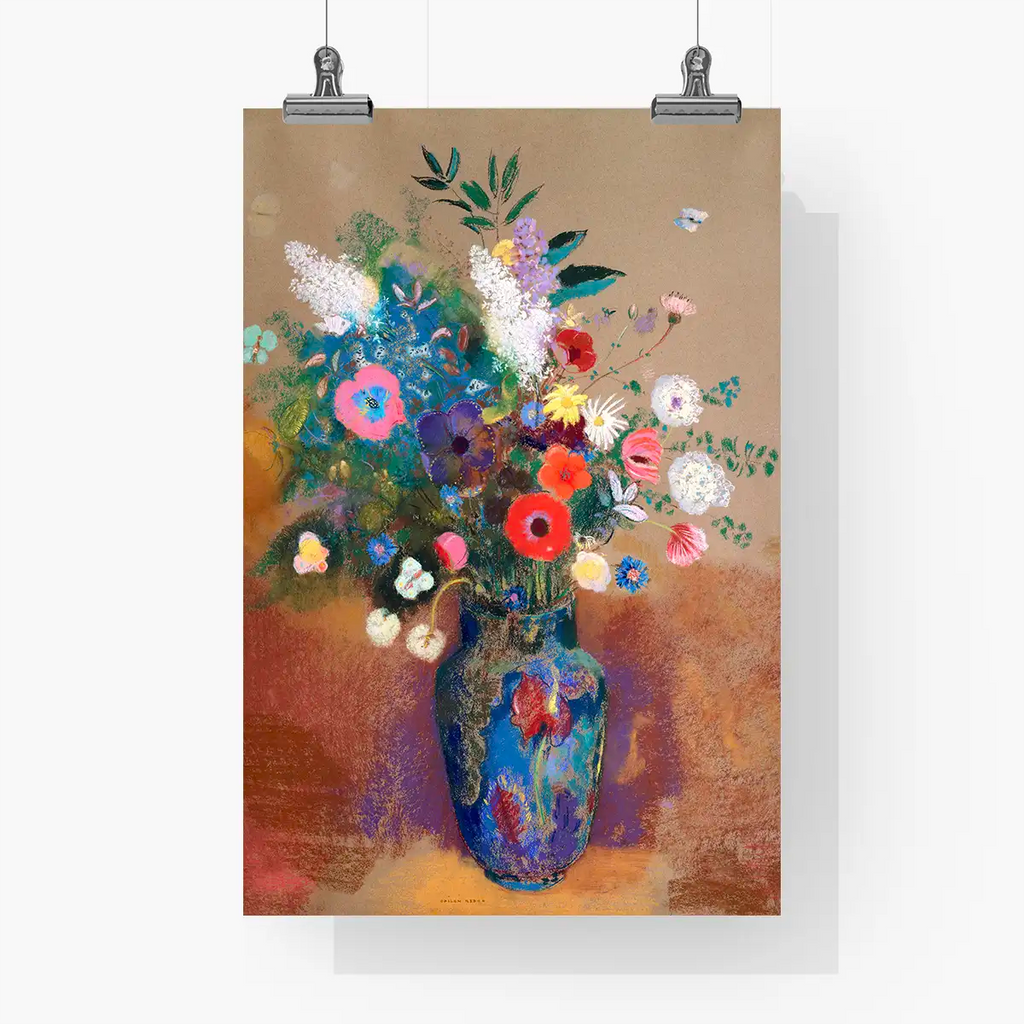 Bouquet of Flowers printable by Odilon Redon - Printable.app