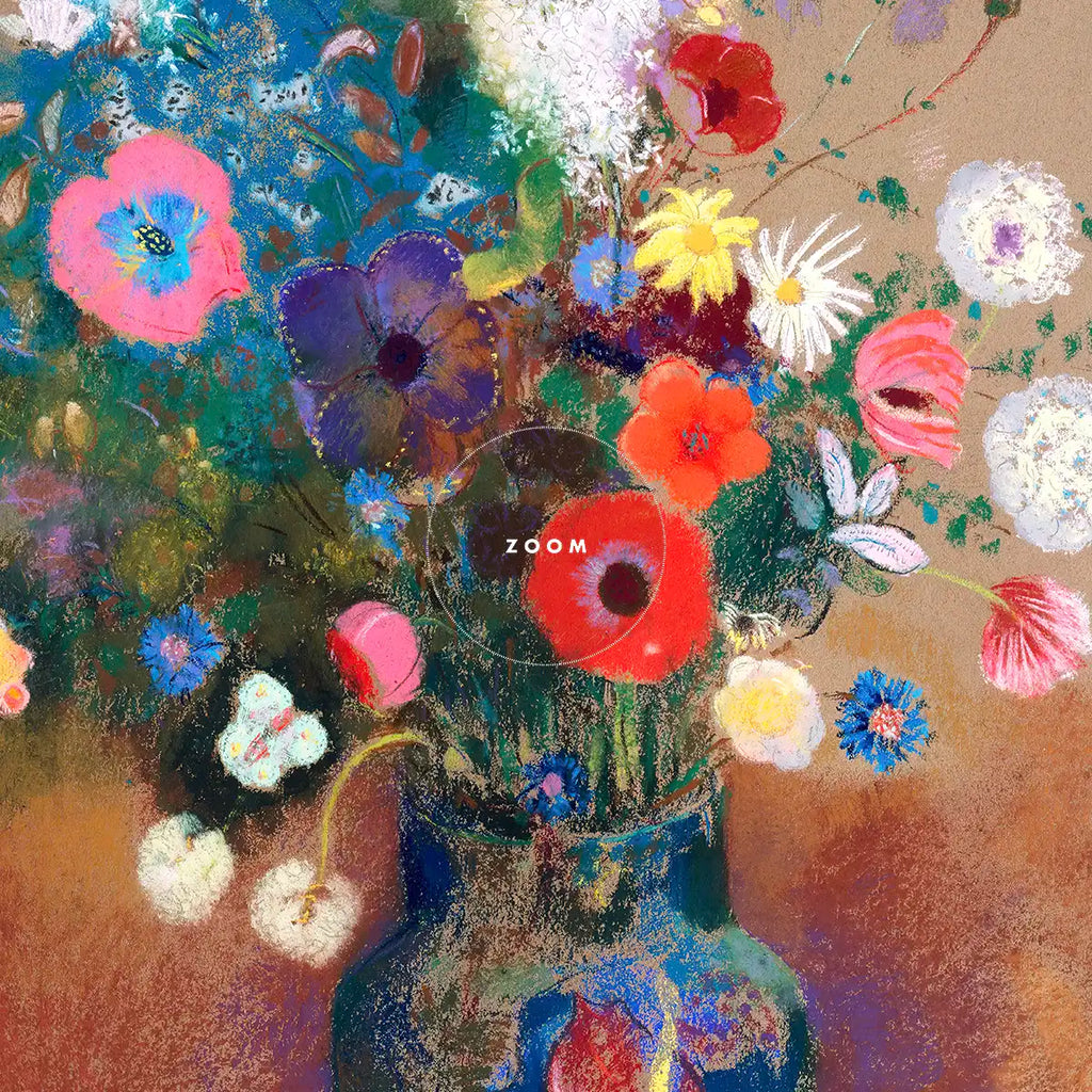 Bouquet of Flowers printable by Odilon Redon - Printable.app