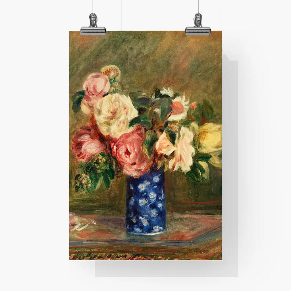 Bouquet of Roses II printable by Pierre-Auguste Renoir - Printable.app