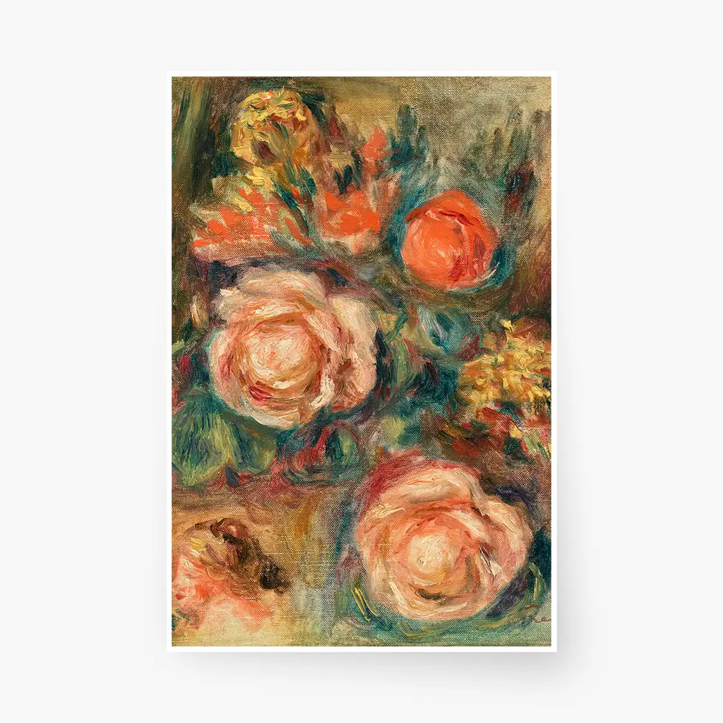 Bouquet of Roses printable by Pierre-Auguste Renoir - Printable.app