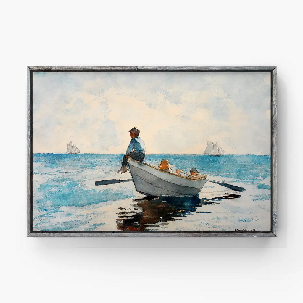 Boys in a Dory printable by Winslow Homer - Printable.app