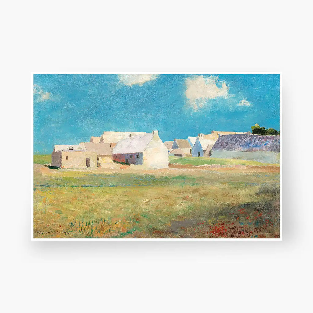 Breton Village printable by Odilon Redon - Printable.app