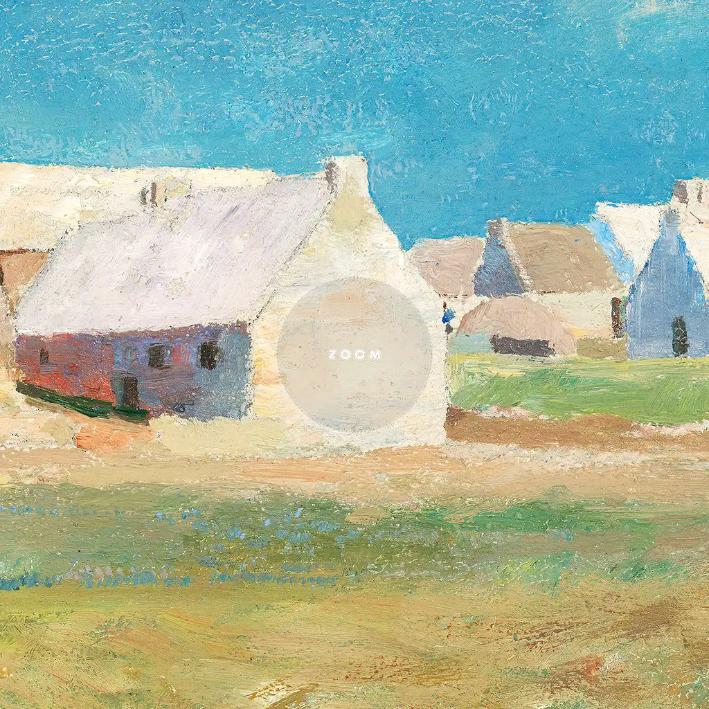 Breton Village printable by Odilon Redon - Printable.app