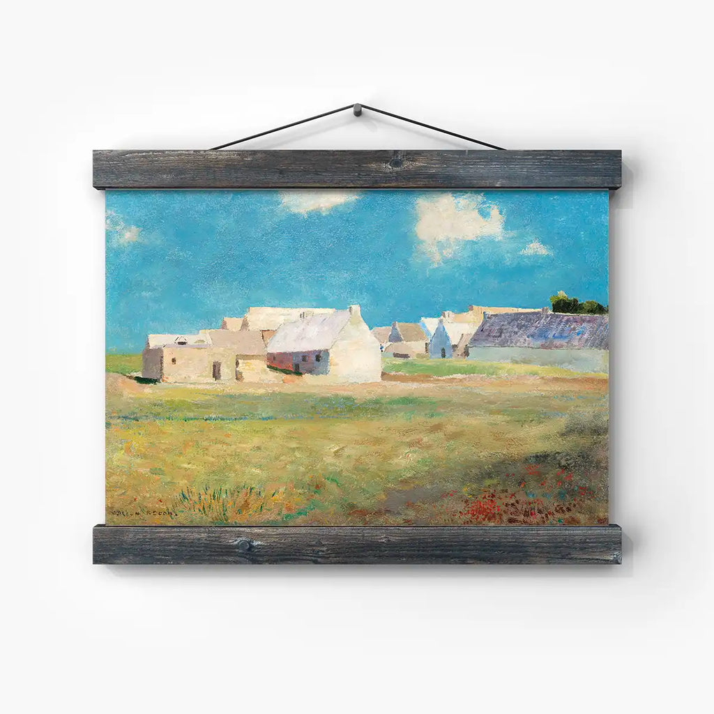 Breton Village printable by Odilon Redon - Printable.app