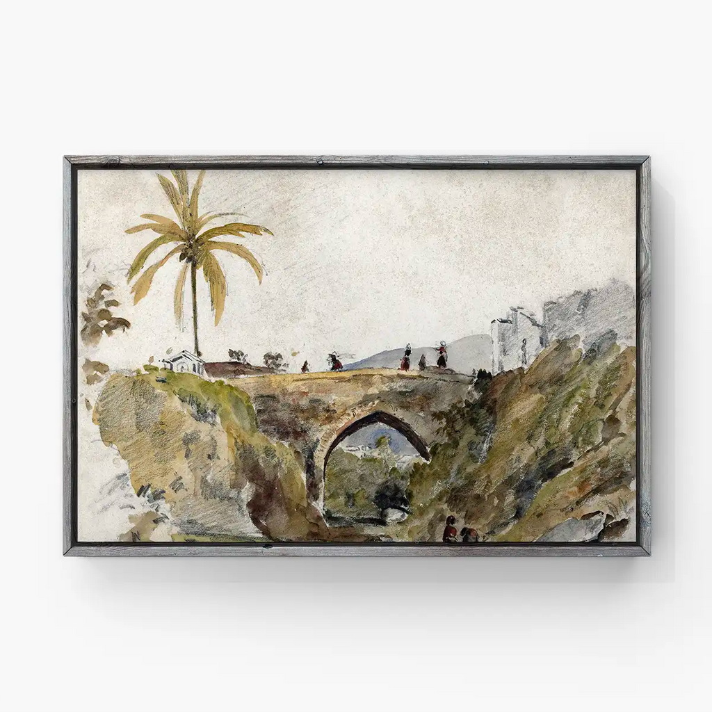 Bridge at Caracas printable by Camille Pissarro - Printable.app