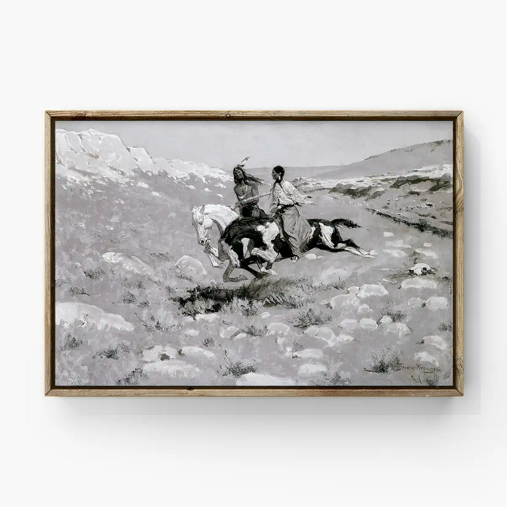 Ceremony of the Fastest Horse printable by Frederic Remington - Printable.app