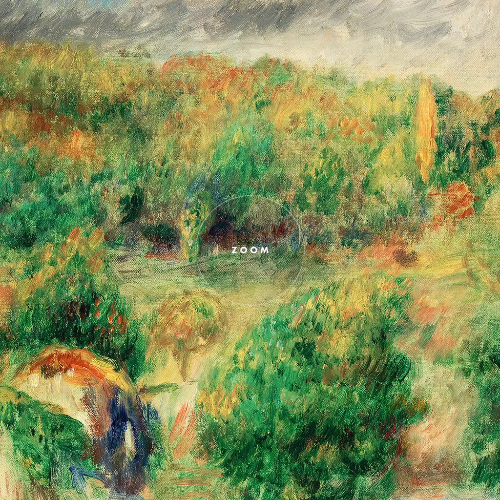 Chestnut Trees, Pont-Aven (Châtaigniers, Pont–Aven) printable by Pierre-Auguste Renoir - Printable.app