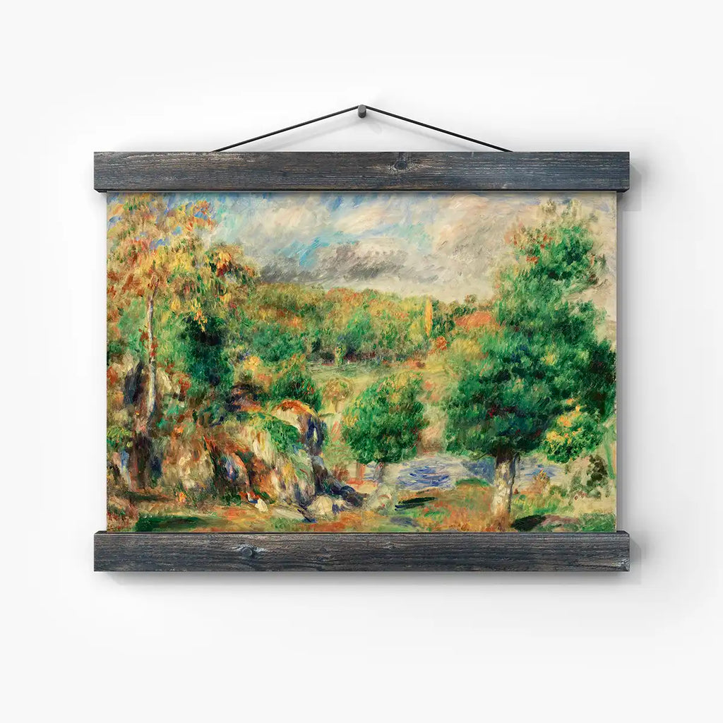 Chestnut Trees, Pont-Aven (Châtaigniers, Pont–Aven) printable by Pierre-Auguste Renoir - Printable.app