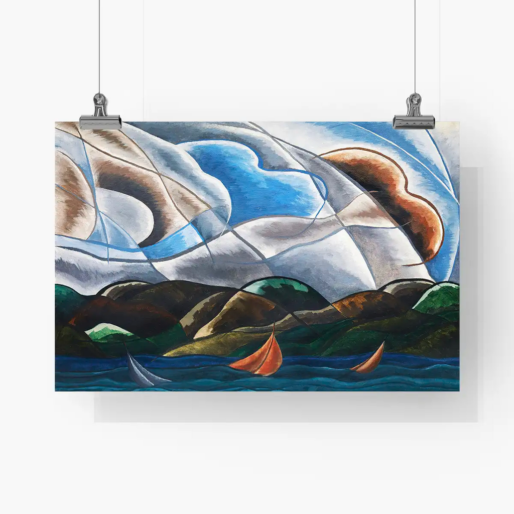 Clouds and Water printable by Arthur Dove - Printable.app