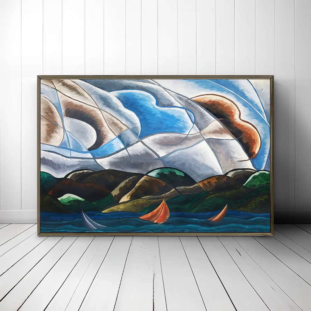 Clouds and Water printable by Arthur Dove - Printable.app