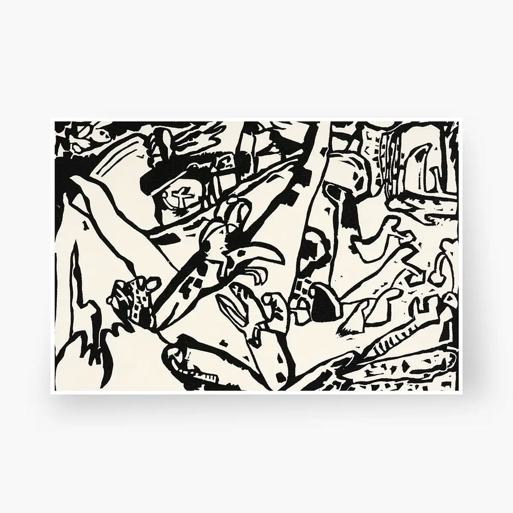 Composition 2 printable by Wassily Kandinsky - Printable.app