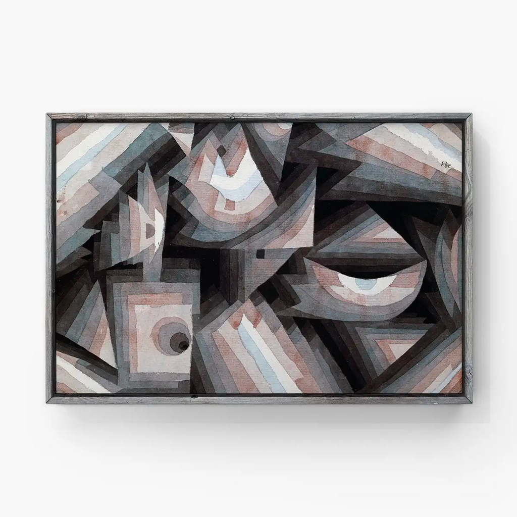 Crystal gradation printable by Paul Klee - Printable.app