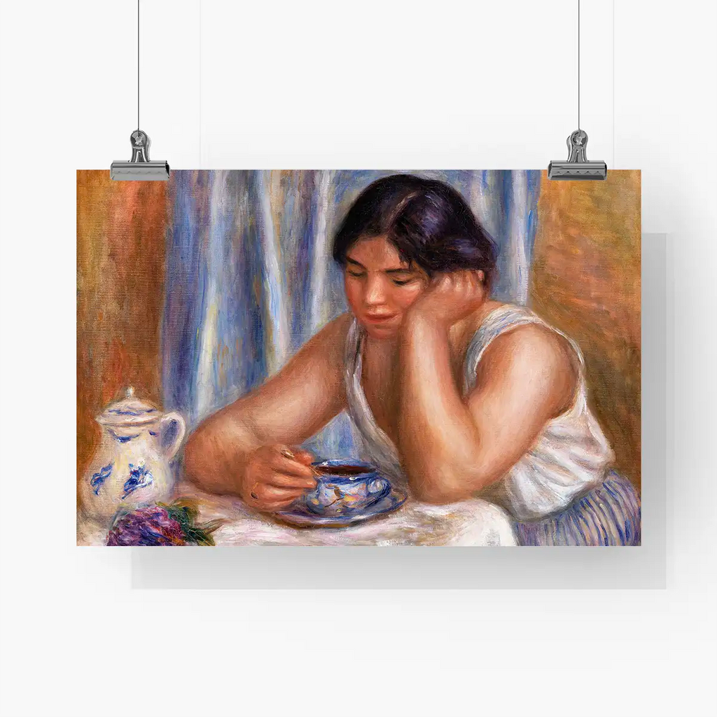 Cup of Chocolate printable by Pierre-Auguste Renoir - Printable.app