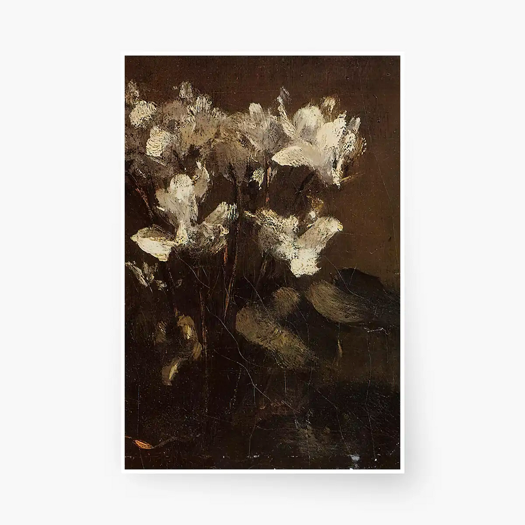 Cyclamens flowers printable by Henri Fantin-Latour - Printable.app