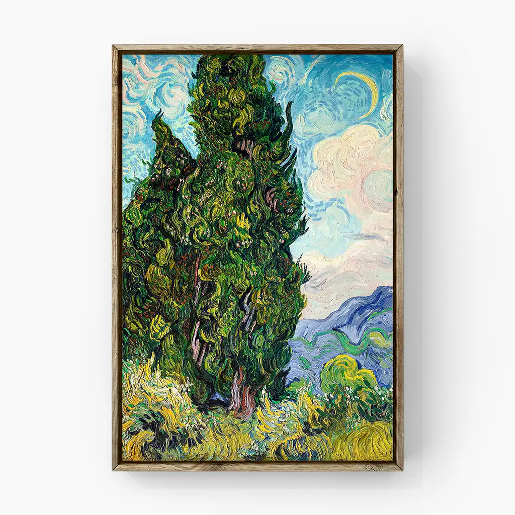Cypresses printable by Vincent Van Gogh - Printable.app