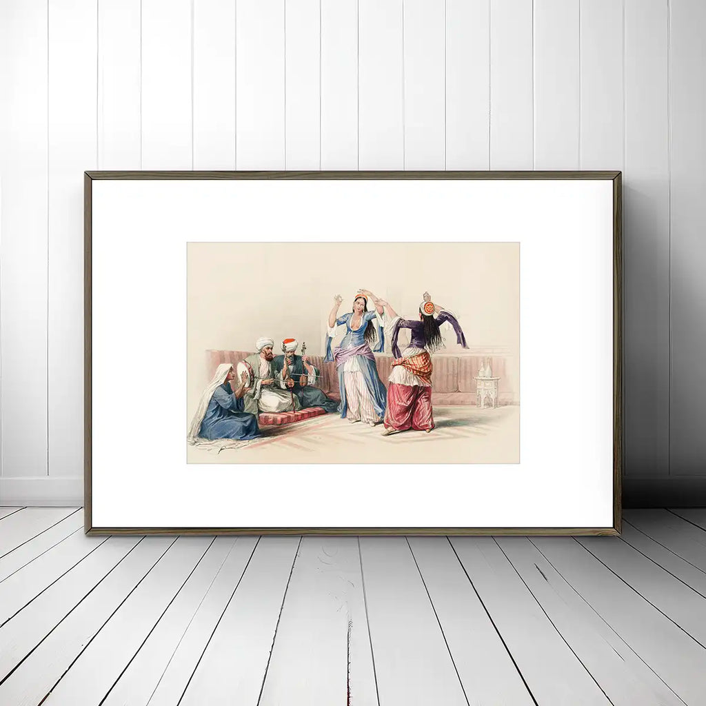 Dancing Girls at Cairo printable by David Roberts - Printable.app