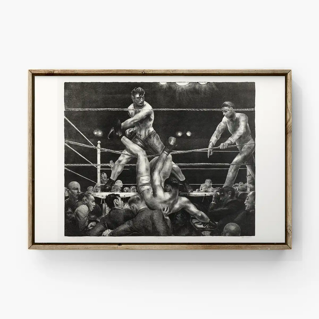 Dempsey and Firpo printable by George Wesley Bellows - Printable.app