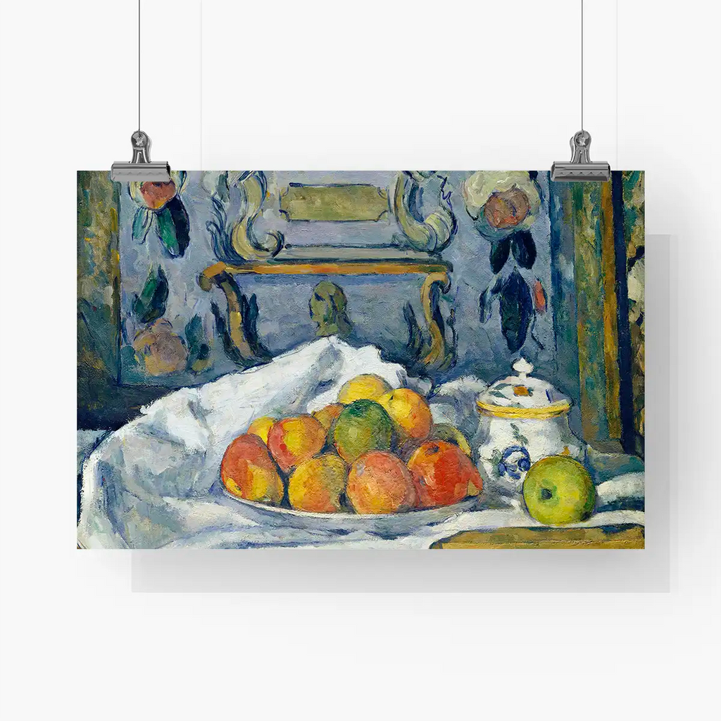 Dish of Apples printable by Paul Cézanne - Printable.app