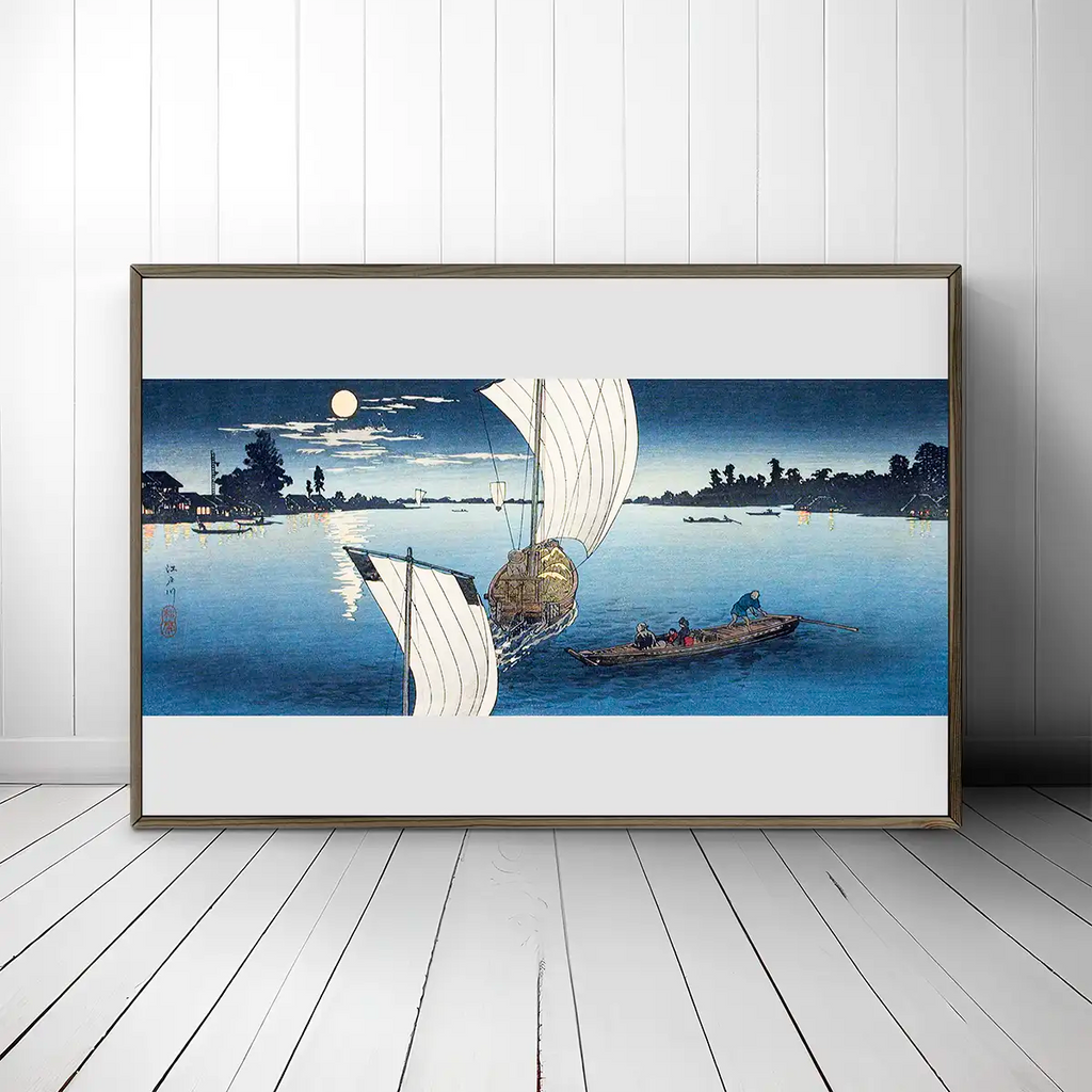 Edo River printable by Hiroaki Takahashi - Printable.app