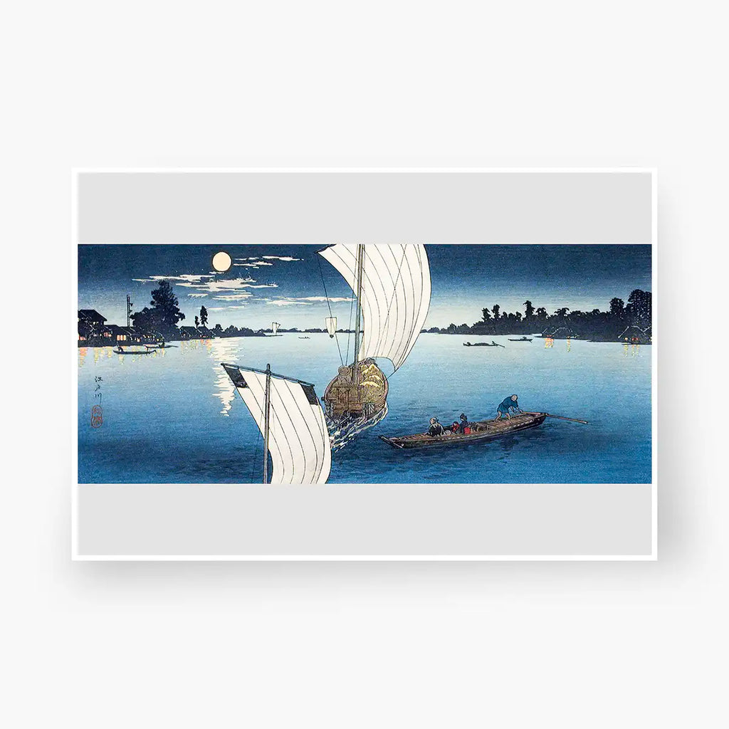 Edo River printable by Hiroaki Takahashi - Printable.app