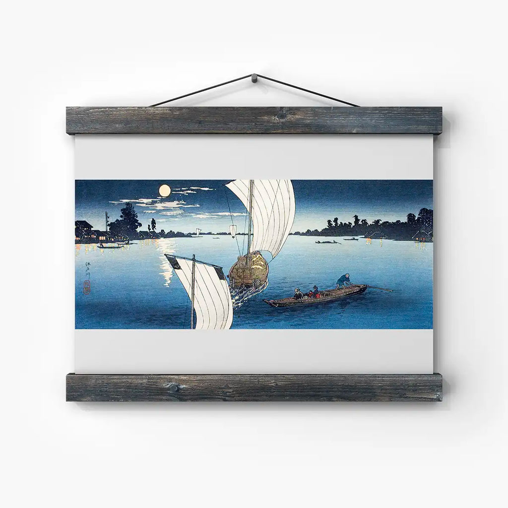 Edo River printable by Hiroaki Takahashi - Printable.app