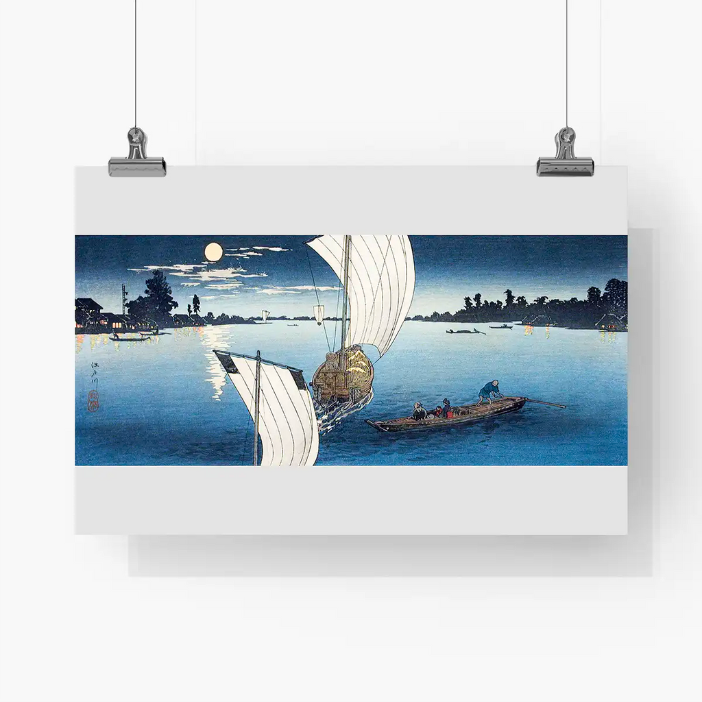 Edo River printable by Hiroaki Takahashi - Printable.app