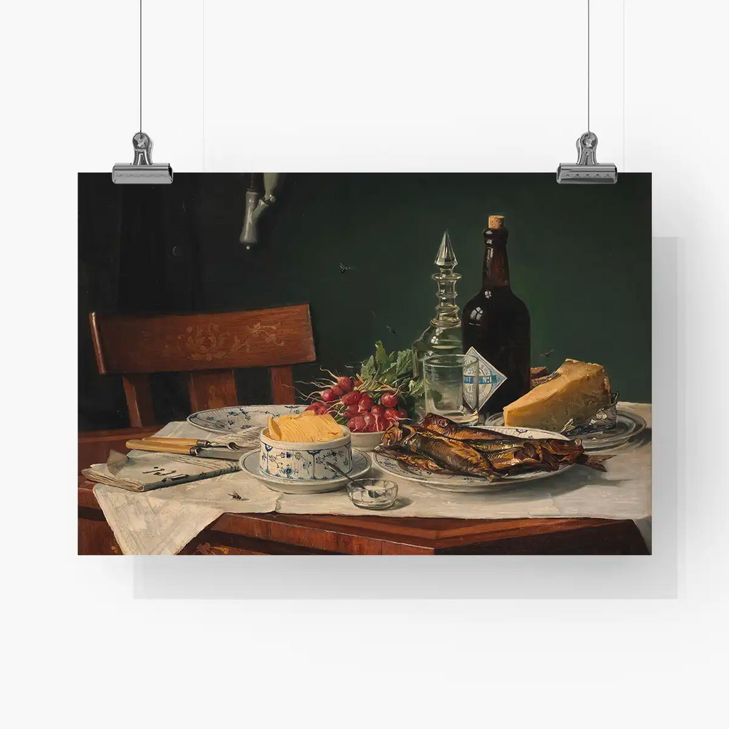 Et frokostbord printable by Oluf August Hermansen - Printable.app