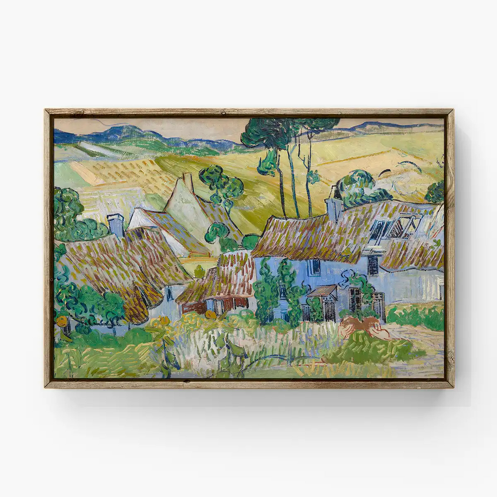 Farms near Auvers printable by Vincent van Gogh - Printable.app