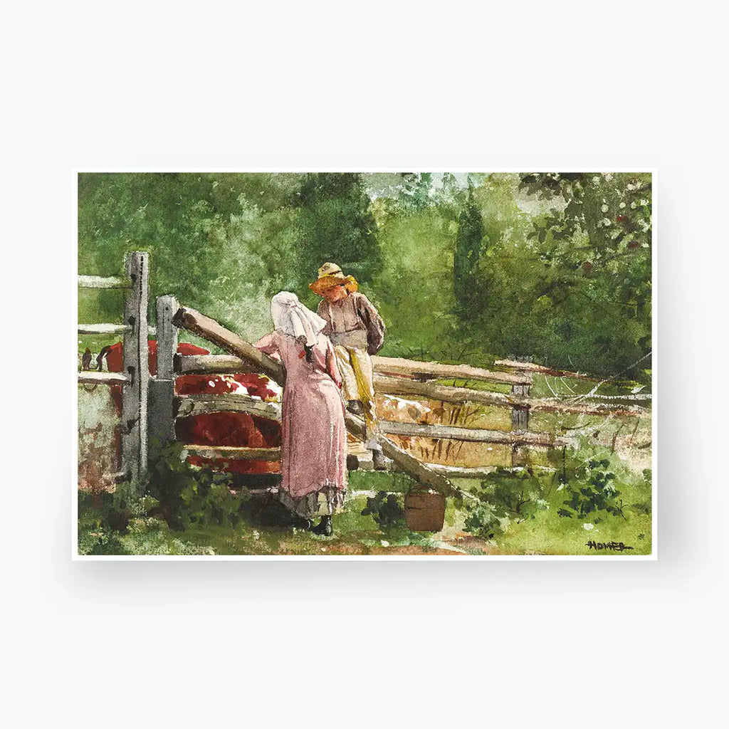 Feeding Time printable by Winslow Homer - Printable.app