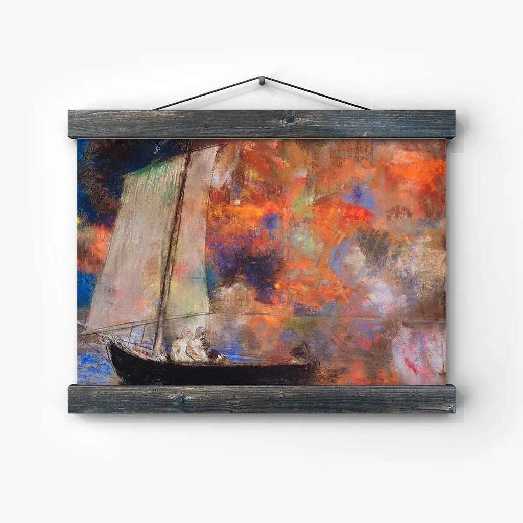 Flower Clouds printable by Odilon Redon - Printable.app