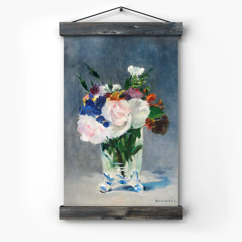 Flowers in a Crystal Vase printable by Edouard Manet - Printable.app