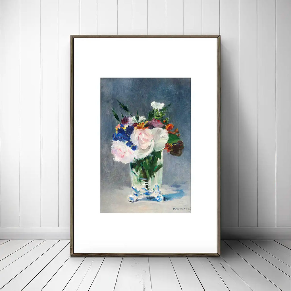 Flowers in a Crystal Vase printable by Edouard Manet - Printable.app